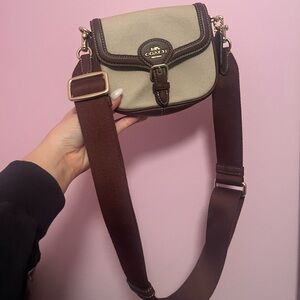 New coach saddle crossbody